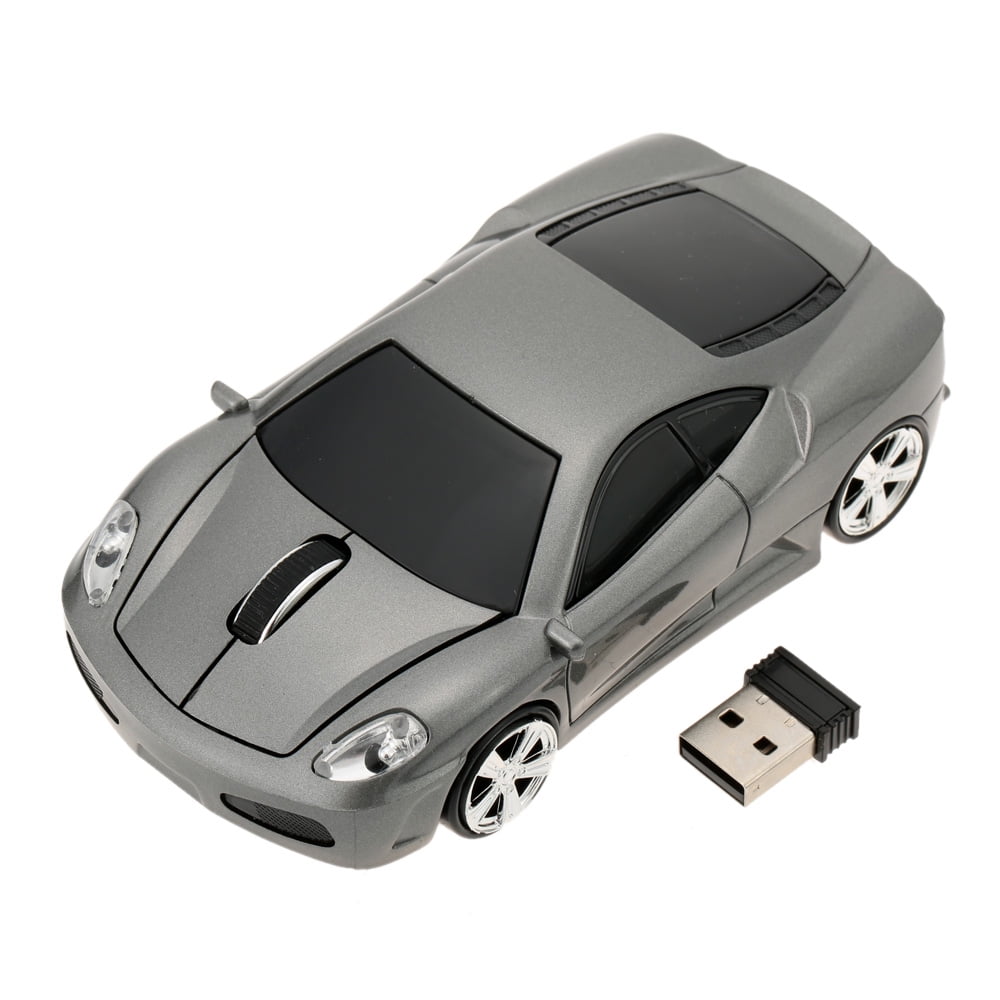 Wireless Racing Car Shaped Optical USB Mouse/Mice 3D 3 Buttons 1000 DPI