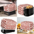 thumbnail image 2 of Renewold HO-HO-HO Toaster Covers 4 Slice Lightweight Bread Toaster Cover Machine Washable Wide Slot Toaster Oven Dustproof Cover with Top Handle for Kitchen,Christmas Day, 2 of 6