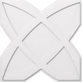 thumbnail image 1 of Ekena Millwork CMP34TS 34 in. OD x 11.75 in. Square Titus Architectural Grade PVC Contemporary Ceiling Medallion, 1 of 1