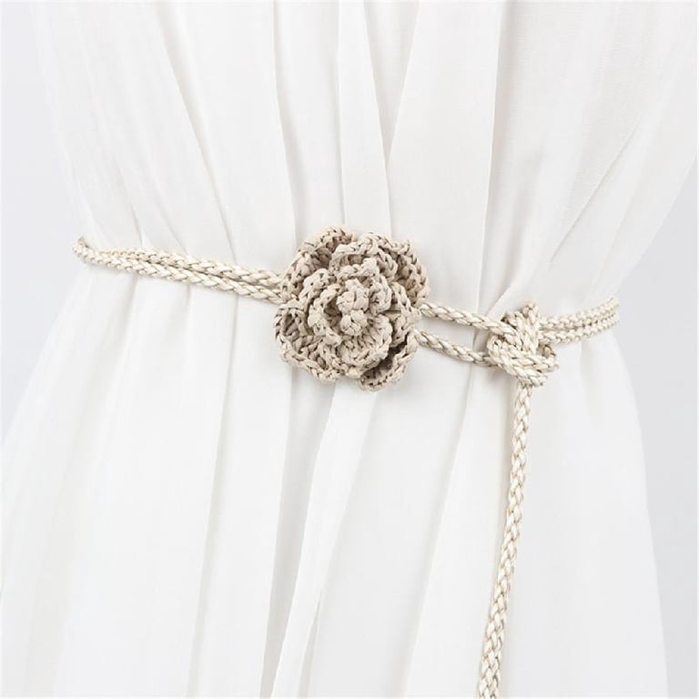 Elegant Handmade Braided Belt with Adjustable Length Crochet  display picture 1