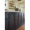 thumbnail image 2 of Amerock Ville 6-5/16 inch (160mm) Center-to-Center Matte Black Cabinet Pull, 10 Pack, 2 of 4
