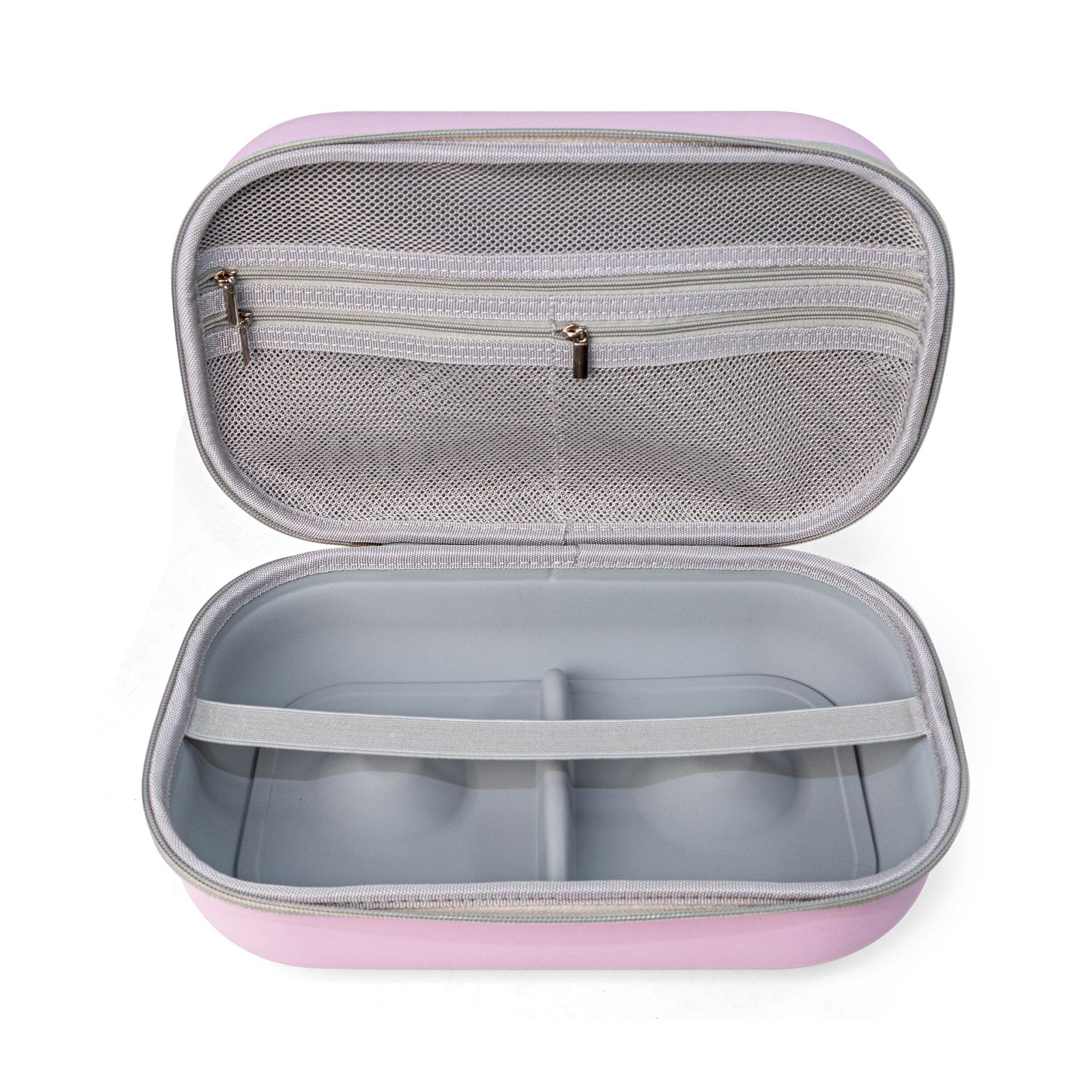 Hard Shell Travel Case for Breast Pumps, Portable Storage Handbag with Well Organized Compartments Enjoy Easy Access