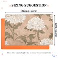 thumbnail image 2 of Illustration Of Chrysanthemums in Beige Floor Door Mat Outdoor Indoor for Home Entrance Welcome Mats 32"x20", 2 of 8