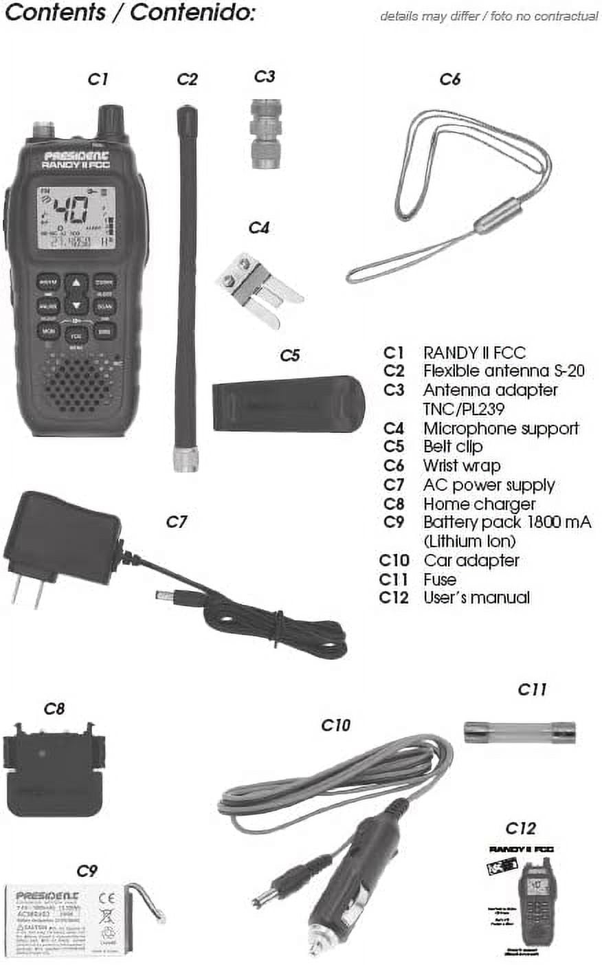Randy II FCC - First FCC Approved AM/FM Handheld CB Radio