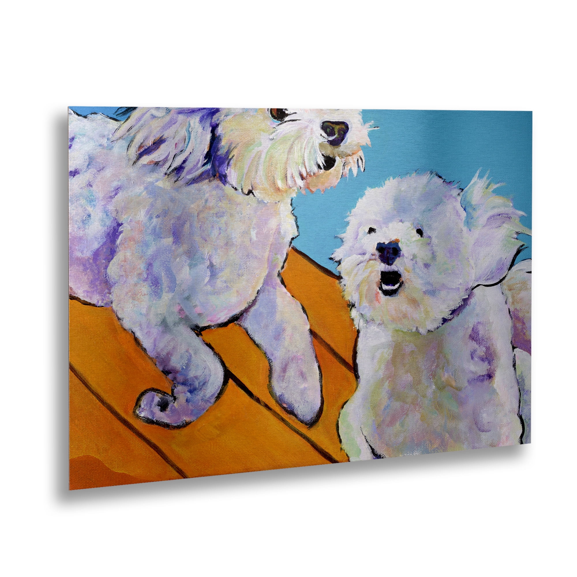 Trademark Fine Art 'Catch Me' Brushed Aluminum Wall Art Art by Pat Saunders-White