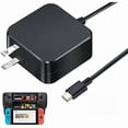 thumbnail image 1 of ccwmincc 45W USB-C Fast Charger for Steam Deck/OLED，PD 3.0 AC Adapter with 6.6FT Cable,Compatible with Steam Deck Dock, ASUS ROG Ally, Nintendo Switch 2, iPhone 15/16 Pro,Mac Book Pro,Samsung Galaxy, 1 of 1