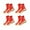 Red, variant on Men's Soccer Socks Non Skid Ball Socks Anti Slip Non Slip Grip Pads for Football Grip Socks, 4 Pair