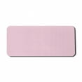 thumbnail image 1 of Abstract Computer Mouse Pad, Basic Design of Horizontal Stripes and Vertical Dashes in Monochrome, Rectangle Non-Slip Rubber Mousepad X-Large, 35" x 15" Gaming Size, Baby Pink and White, by Ambesonne, 1 of 2