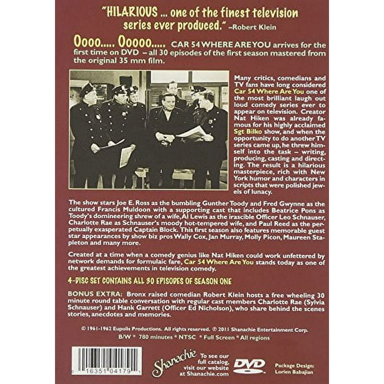 Amazon.com: Car 54, Where Are You?: The Complete First