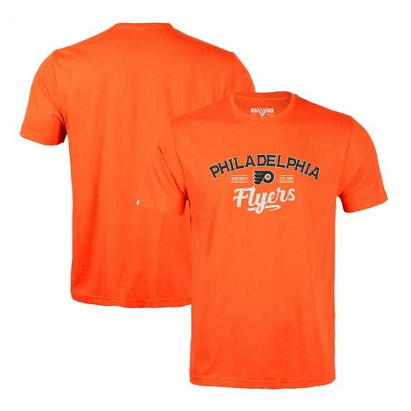 Men's Levelwear Orange Philadelphia Flyers Richmond Ice Wall T-Shirt