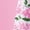 Pink, variant on Collections Etc Women's 2-Pack Comfortable Printed Henley-Style Short Sleeve Nightgown Blue Large