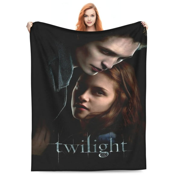 Twilight Saga Blanket Soft Cozy Fleece Throw Blanket Plush Lightweight Warm Fuzzy Flannel Blankets and Throws for Boys Girls Couch Sofa Bed 40x30In