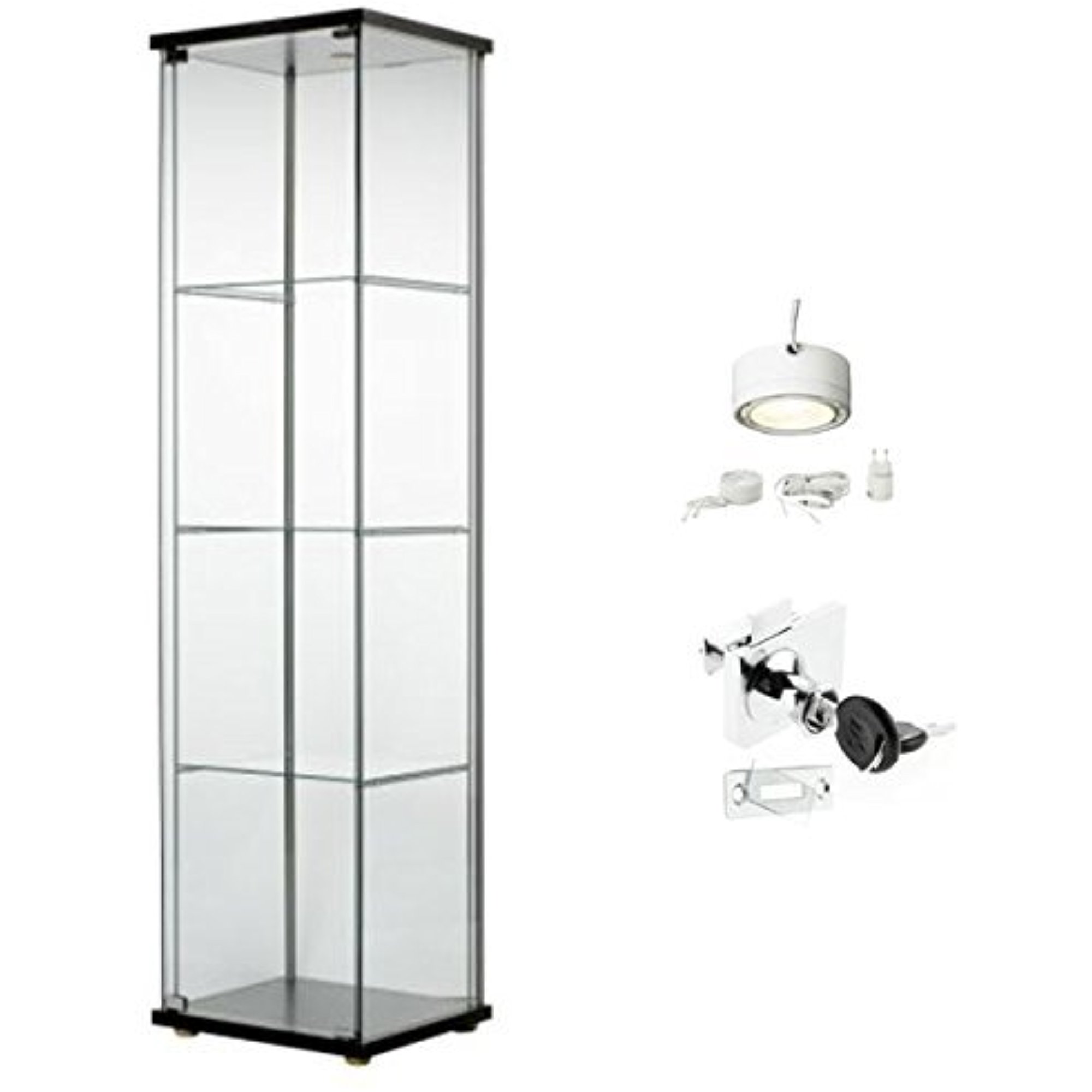 Detolf Glass Curio Display Cabinet