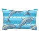 thumbnail image 1 of Fotbe Dolphin Funda de Almohada Decorativa Estilo Occidental, Lujo en Algodón, Fundas para Almohadas King, Cojín Estampado para Decoración del Hogar-14"x20", 1 of 6