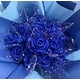 thumbnail image 4 of Zhuge Papel para envolver regalos, gasa con lunares de nieve, malla para envolver flores (azul cielo), 4 of 5