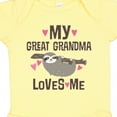 thumbnail image 4 of Inktastic My Great Grandma Loves Me Girls Baby Bodysuit, 4 of 5