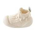 thumbnail image 2 of hengsof Baby Boys Girls First Walkers, Soft Sole Non-Slip Socks Shoes for Infants Learning to Walk Indoor Gripper Soles, 2 of 4