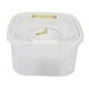 thumbnail image 4 of Contenedor de arroz hermético transparente, contenedor de arroz hermético, cubo de grano de arroz apilable, organizador de alimentos de cocina, rendimiento lleno de energía Jadeshay A, 4 of 8