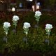 thumbnail image 1 of Decoraciones navideñas, adornos navideños, regalos navideños, decoración de temporada, luces solares de suelo con rosas de simulación, impermeables para exteriores, para jardín, césped, luz LED de reg, 1 of 9