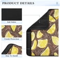 thumbnail image 4 of WOBOGO Lemon Chocolate Pattern Seat Belt Cover 2 Piece Soft Comfort Driving Shoulder Pad Suitable for All Cars and Backpacks, 4 of 8