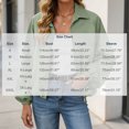 thumbnail image 3 of Xinoom Women Zip Up Cropped Bomber Jacket, Point Collar Long Sleeve Balloon Cuffs Loose Casual Outer Coat, Lightweight Streetwear Outerwear Green,L, 3 of 7