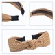 thumbnail image 3 of Diademas para mujer, diademas anudadas de paja, diademas anchas bohemias de verano para mujer, accesorios para herramientas de peinado, 3 of 3