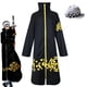 thumbnail image 2 of Traje de Cosplay de Trafalgar Law Unisex, abrigo largo negro, sombrero de la muerte, traje de capa, chaqueta cortavientos de Halloween, 2 of 3