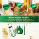 thumbnail image 4 of 5X Kit de Enlatado Levantador de Tarros Boca Embudo para Enlatar Tapa Varita para Tarros de Conservas Herramientas de Cocina Anti-Escaldaduras (3 Piezas, Verde), 4 of 5