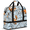 Multicolour 3, variant on Herdesigns Cute Rainbow Heart Foldable Travel Duffel Bag with Shoe Compartment, Weekend Overnight Carry On Bags for Men Women, Large Sports Gym Luggage