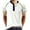White, variant on Men's Sports Shirts Men's Short-sleeved Round Neck ButtonSlimming T-shirt Fashion Casual Solid Slimming Top Short-sleeved Casual Sports Daily Top Blouse