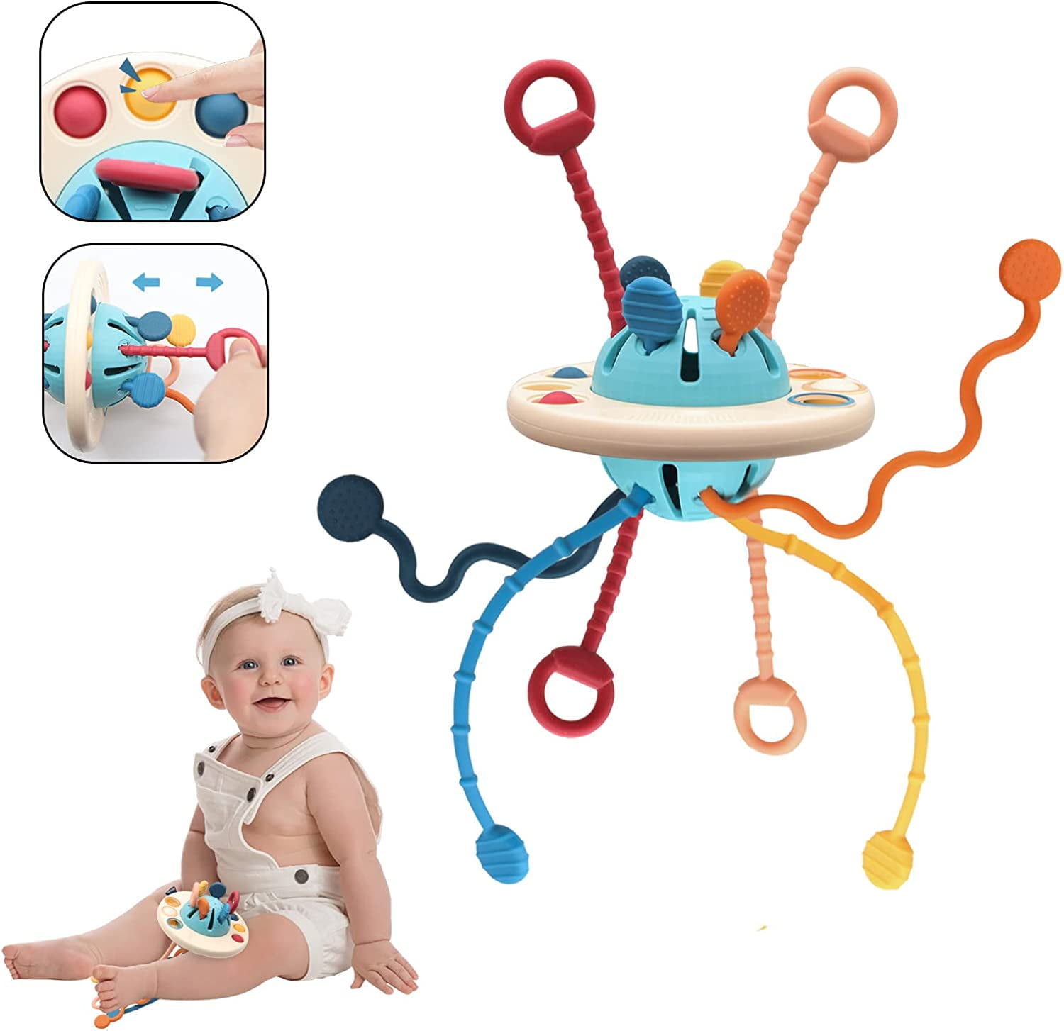 FAOVR Montessori Baby Toys for 1 Year Old,Sensory Toys 1218 Months,UFO
