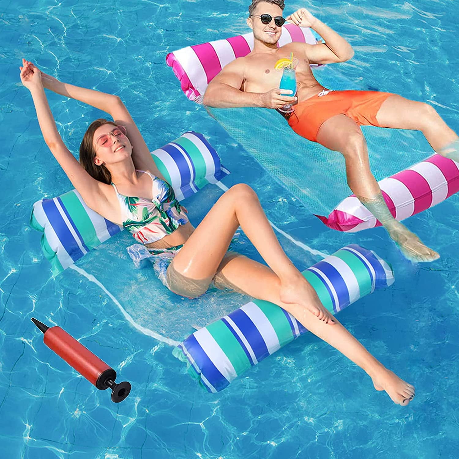 inflatable pool hammock