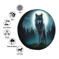 thumbnail image 4 of Fotbe Wolf Funda de Llanta de Repuesto con Estampado, Engrosada, Ajuste Universal para Jeep, Remolque, RV, SUV, Camión-15 inch, 4 of 6