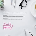 thumbnail image 3 of Paper Clips, Piglet Shape Cute Paper Clips Adorable Durable 100pcs Plated Metal  For Office For School, 3 of 8