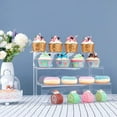 thumbnail image 4 of 4 Tier Acrylic Display Stand Riser Shelf 12 x 9 Inch Clear Risers Perfume Stand for Tier Tiered Decoration and Organize Step Cupcakes Table Cabinet Countertops Collectibles, 4 of 7