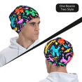 thumbnail image 6 of Logiee Colorful Air Balloons1 Print Unisex Knit Beanie for Men Women Winter Hat,Beanies Skull Caps, 6 of 7