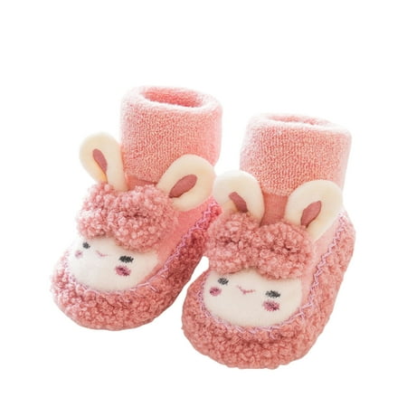 

Boys Girls Baby Sock Shoes Cute Booties Floor Socks Cartoon Rabbit