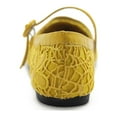 thumbnail image 4 of Ollio Women's Shoes Mary Jane Lace Breathable Comfort Ballet Flats NEW1827, 4 of 6