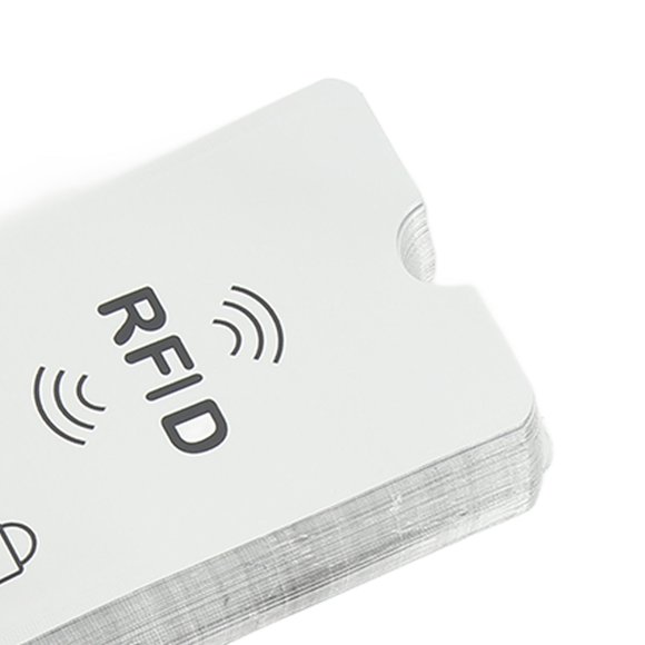 Portatarjetas, 100 piezas Portatarjetas de aluminio Protector de tarjeta RFID Portatarjetas de aluminio Durabilidad extendida