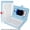 blue+touch pen, variant on Portable Wireless Keyboard & Touch Pen - Full-Size, Foldable, Black PU Leather for Smartphones & Tablets, Wireless Keyboard and Mouse, for TV Box, TV, Tablet