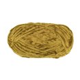 thumbnail image 1 of Unique Bargains Super Bulky Polyester Mustard Velvet Yarn, 87 Yards, 1 of 7