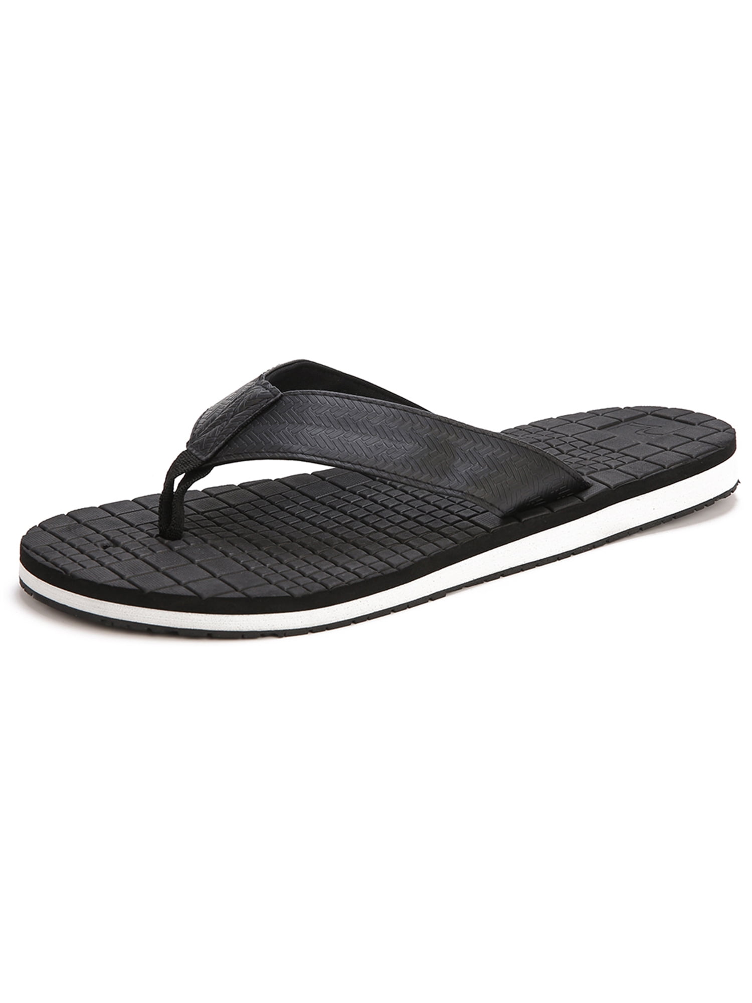 Men Flip Flop Thong Sandals Comfort Casual Lightweight Beach Slippers 