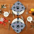 thumbnail image 4 of Coolnut Dog Paw Cloth Napkins Set of 4,Reusable Washable Polyester Dinner Table Napkins for Kitchen,Dining,Restaurant,Party Decoration, 4 of 7