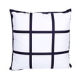 thumbnail image 1 of Funda de almohada en blanco de la serie Nine Grid, funda de almohada de felpa corta, funda de almohada de sofá de sublimación, 1 of 5
