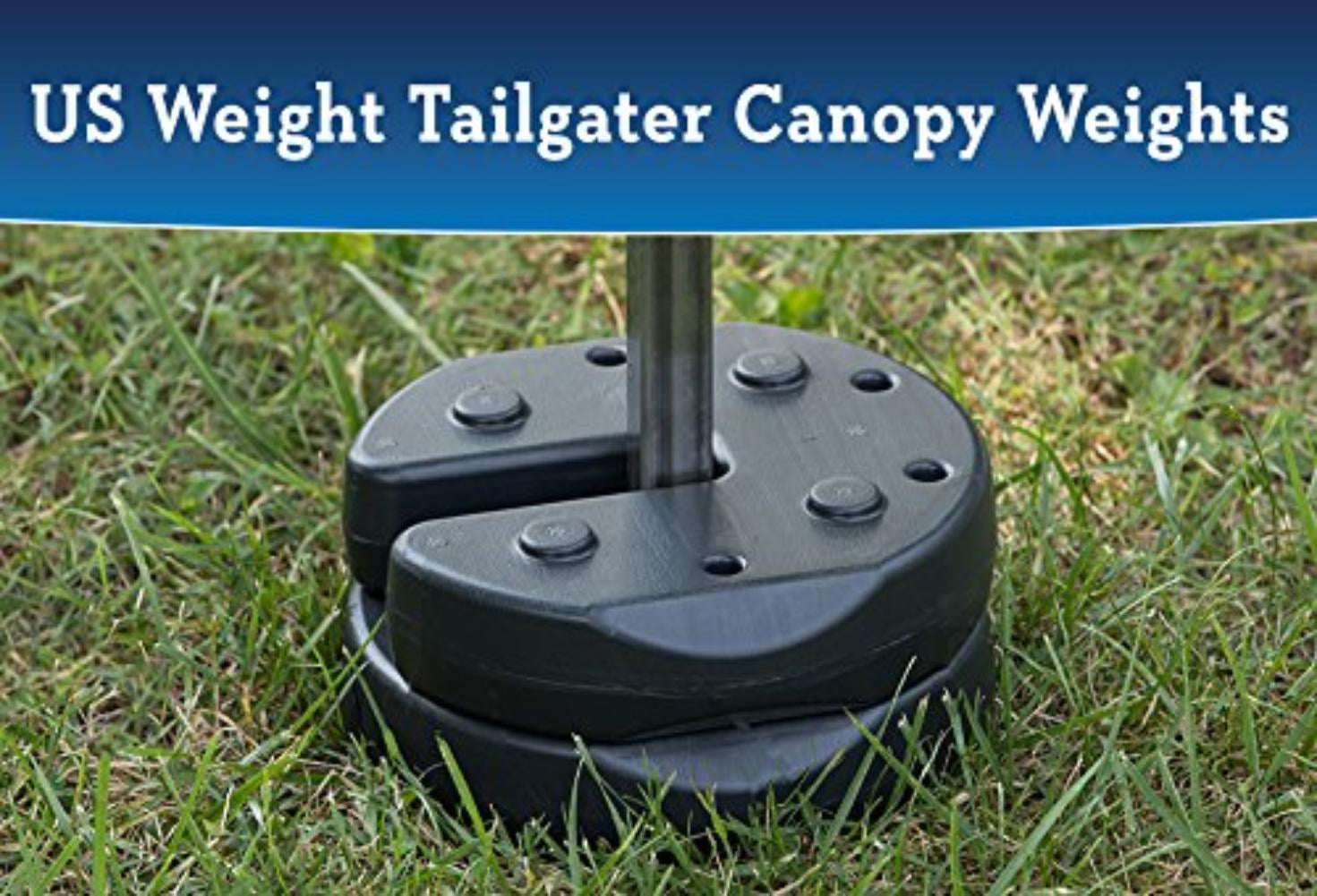 Tailgater Canopy Weights with No-Pinch Design for Easy Safe US Weight 20 lb 