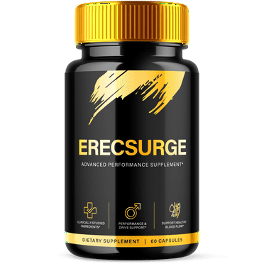 Erecsurge Advanced Fromula Male Support Capsules Erec Surge for Men Maximum Strength Pills 60 Capsules