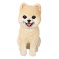 thumbnail image 3 of WLPZXP Pomeranian Dog Figurine Cute Home Decoration Ornament for Tabletop Desk Home Apricot, 3 of 9