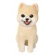 thumbnail image 3 of Figura de perro Pomerania, adorno artesanal, linda decoración portátil para coche, cachorro Albaricoque, 3 of 9