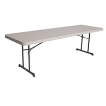 Lifetime 8 Foot Professional Grade, Industrial Strength Folding Table, Putty Color (80127)