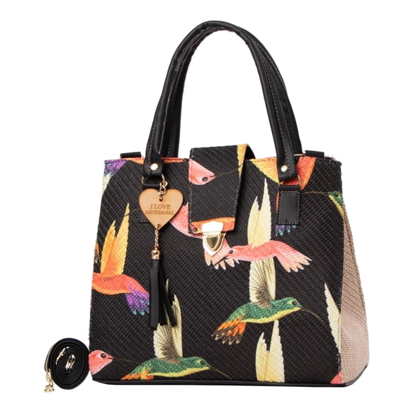 Bolsa Yute Para Mujer Fana Polonia Color Negro Sensacional